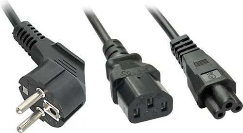 Lindy - Stromkabel - CEE 7/7 (SCHUKO) (S) bis IEC 60320 C13, IEC 60320 C5 (30047)