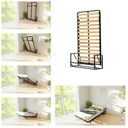 Produktbild Wall Bed King Stauraumbett Wall Bed King Schrankbett – Platzsparendes Vertikales Wandbett 120 cm x 190 cm