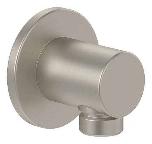 Villeroy & Boch Universal Showers Wandanschlussbogen rund - Sanitärinstallation, eleganter Wandanschlussbogen in brushed nickel matt für ein modernes Badezimmerdesign.