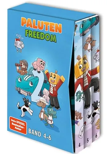 Paluten-Freedom-Schuber: Sonderausgabe Band 4 bis 6 - Entdecken Sie die exklusive Sonderausgabe des Paluten-Freedom-Schubers mit den Bänden 4 bis 6. Ideal für Sammler und Fans der Reihe. Perfekt zum Verschenken oder für die eigene Bibliothek!