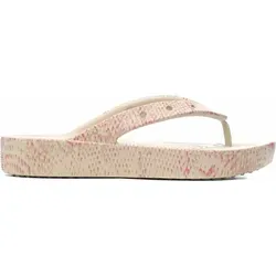 Crocs Herren Classic Platform Flip W Flip, Bone/Multi, 37/38 EU - Damenmode mit bequemem Plateauabsatz, ideal für stilvolle Freizeitlooks und maximalen Komfort.