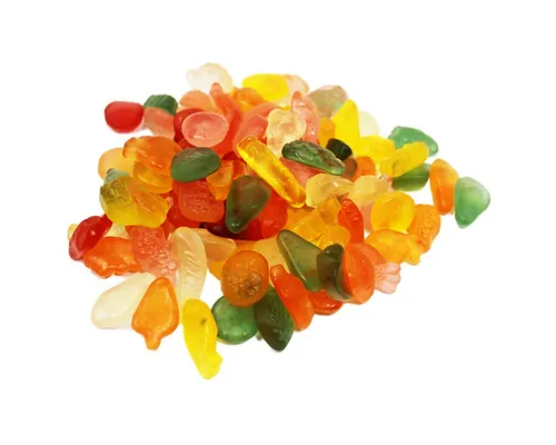 Fruchtgummi Bären & Co. Süßigkeit, Süße Minifrüchte Zuckerfrei Fruchtgummi Mix ohne Zucker 175g