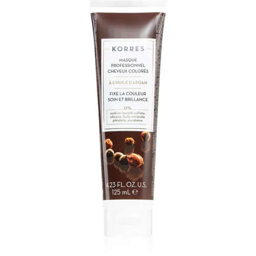 Korres Argan Oil Maske mit ernährender Wirkung für gefärbtes Haar 125 ml