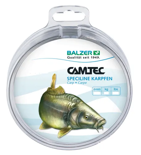 BALZER CAMTEC SpeciLine Karpfen 400m - 0,30mm 7,9 kg - Angelschnur