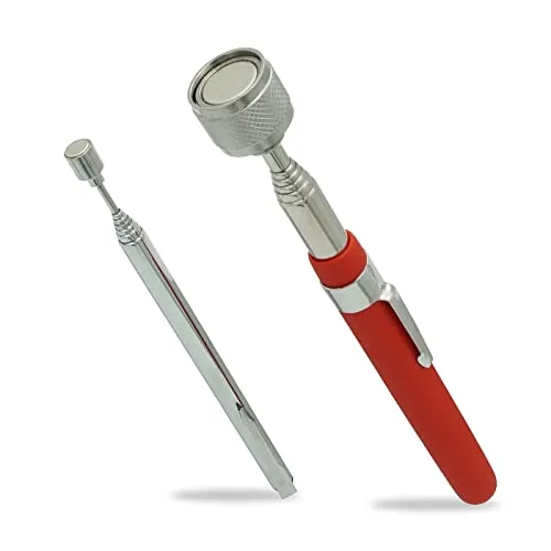 Teleskopisch Magnetheber, 4.5kg Magnetstab Teleskop, 1kg Ausziehbar Magnet-Heber,