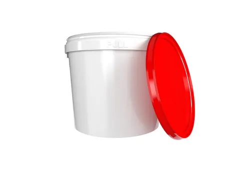 FixedByU Putzeimer Eimer mit Kunststoffgriff, PP, rund, 5 Liter, Lebensmittelecht, (Eimer-Set, 1-tlg., Eimer mit Deckel), luftdicht, stapelbar, lebensmittelecht, rutschsicher, recyclebar