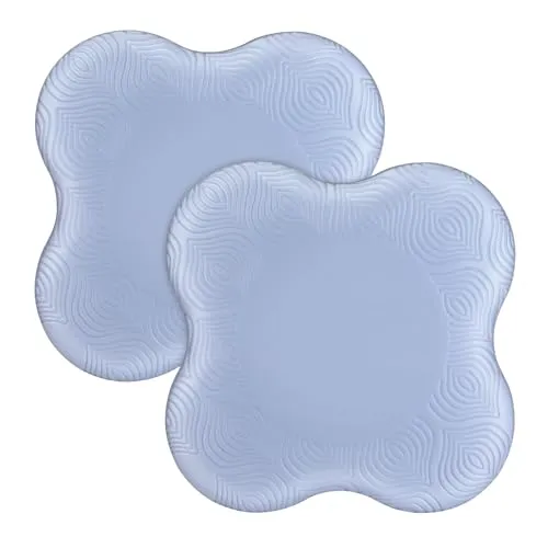 Kniekissen Yoga 2 Stücke,Yoga-Knie-Pad,rutschfest Knieschoner Matte Set Verschleißfesteschützt die Knie, Handgelenke,Knöchel,Hände, Handgelenke und Ellbogen,für Yoga, Gymnastik, Pilates, Aerobic