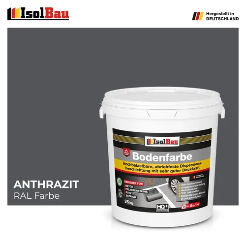 Bodenfarbe Betonfarbe Anthrazit 25 kg Bodenbeschichtung Fußbodenfarbe Garage