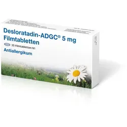 Desloratadin Adgc 5 mg Filmtabletten 20 St von Zentiva Pharma GmbH
