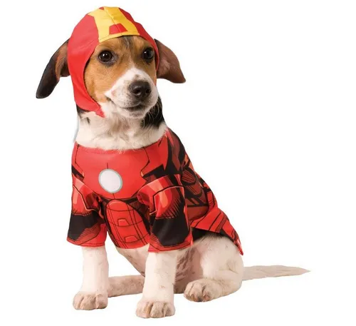 Rubie´s Hundekostüm Iron Man Hundekostüm, Tierisch gut drauf: Superheldenkostüm für den Hund