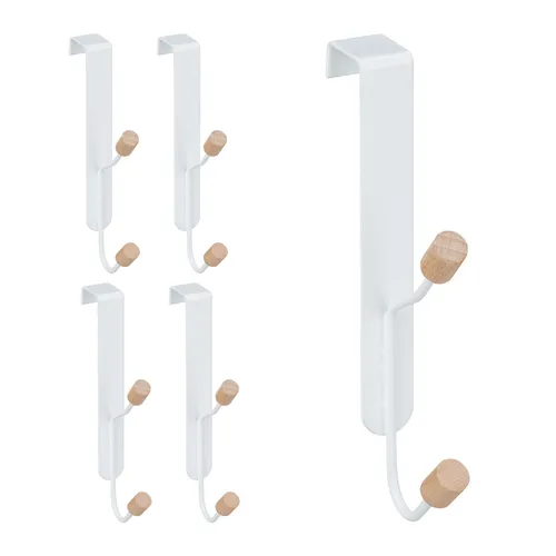 Türhaken Garderobenhaken Doppelhaken Türaufhänger 5 kg 60 g Türgarderobe