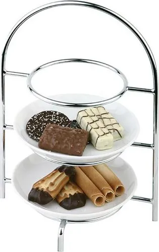 APS Serviergestell 3-stufig in silber von Assheuer + Pott GmbH & Co. KG