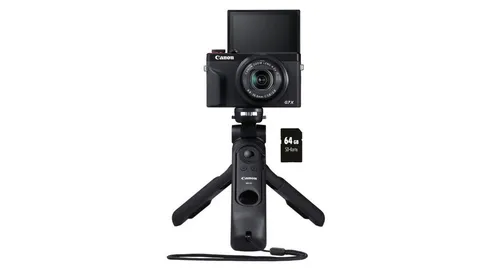 Canon Powershot G7 X Mkiii Black Vlogger - Spiegelreflexkamera mit 20,1 MP, 4K Ultra HD Video und Wi-Fi, ideal für Vlogger und kreative Aufnahmen.