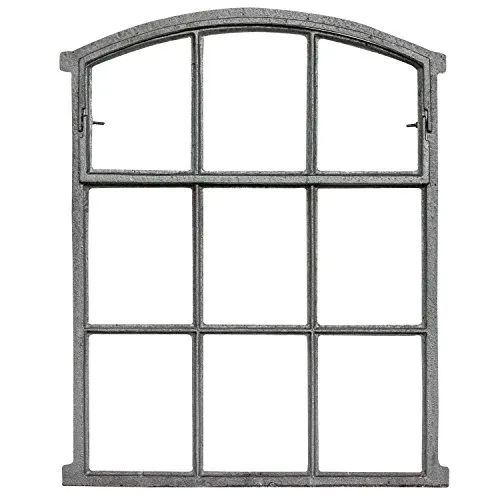 Produktbild Aubaho Dekoobjekt Fenster zum Öffnen grau Stallfenster