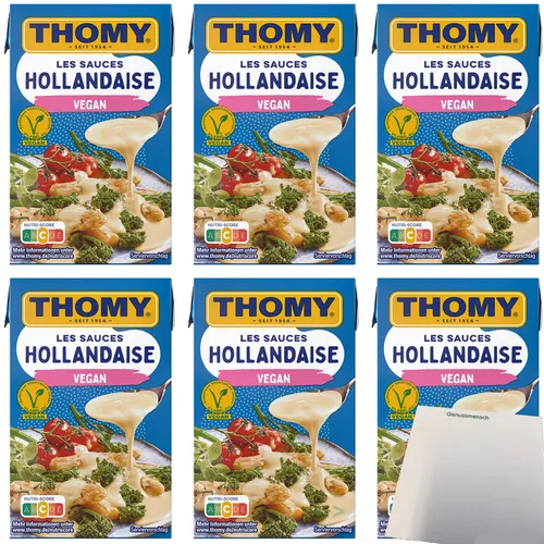 Thomy Les Sauce Hollandaise Vegan 6er Pack 6x250ml Packung usy Block