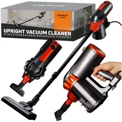 KRUMAD 600W Beutelloser Staubsauger mit HEPA-Filter