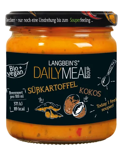 GOURVITA DE BIO-SÜßKARTOFFEL-KOKOS-SUPPE von Daily Meal, 350ml 4366
