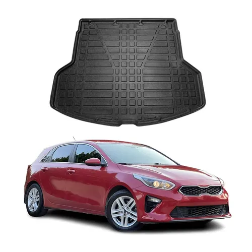OMAC Kofferraummatte für Kia Ceed Estate SW 2018-2025 - Fahrzeugspezifische Kofferraummatte aus Gummi, rutschfest und leicht zu reinigen, bietet optimalen Schutz und passt perfekt in Ihr Fahrzeug.