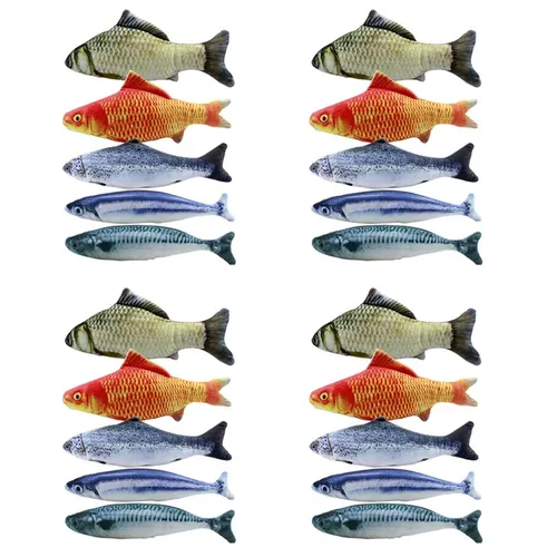 Katzenminze Fisch Spielzeug für Katzen 20 cm