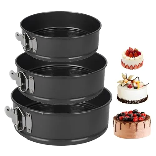 Springform Backform Set 20/22/24 cm – Antihaft Kuchenformen