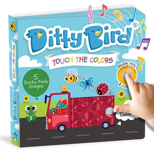 Ditty Bird Touch the Colors Interactive Sensory Sound B (Kartonbuch) (US IMPORT)
