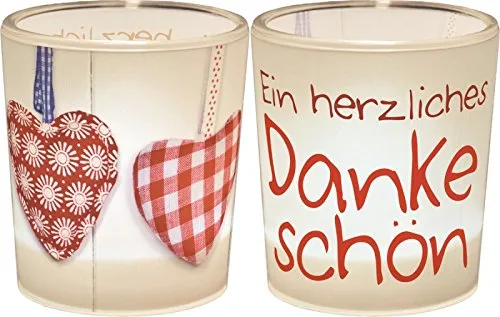 TEELICHTHALTER DANKE 640596 von la vida