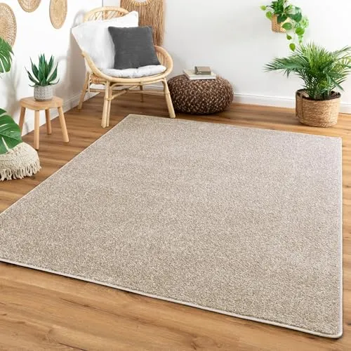 Steffensmeier Kurzflor Teppich Cambridge – Beige 200x300 cm in beige von Steffensmeier