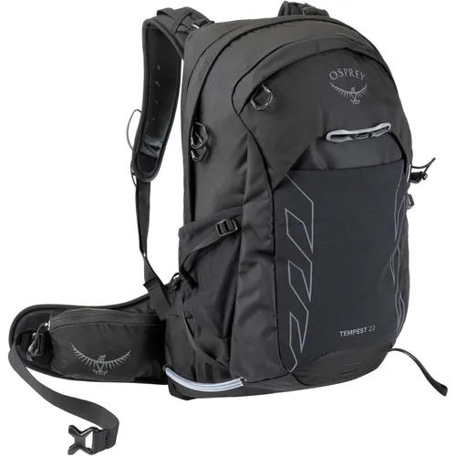 Osprey Tempest 22l Damen Rucksack - Schwarz - Daypack für Damen mit 22 Litern, ideal für Tagesausflüge, leicht und komfortabel mit optimaler Rückenbelüftung.