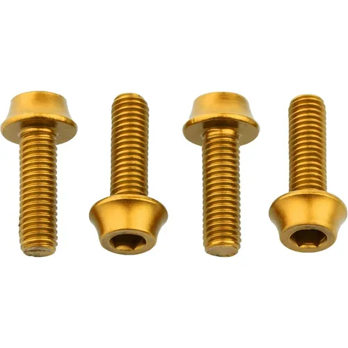Wolf Tooth Flaschenhalterschrauben (4WBBOLTGLD) in gold von Wolf Tooth