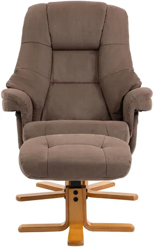 Duo Collection TV-Sessel Bordeaux mit Hocker, Relaxfunktion & 360° Drehbarkeit - Sessel mit Hocker, luxuriöse Microfaser, stufenlos verstellbare Relaxfunktion und 360° Drehbarkeit – perfekt für jeden Wohnraum.