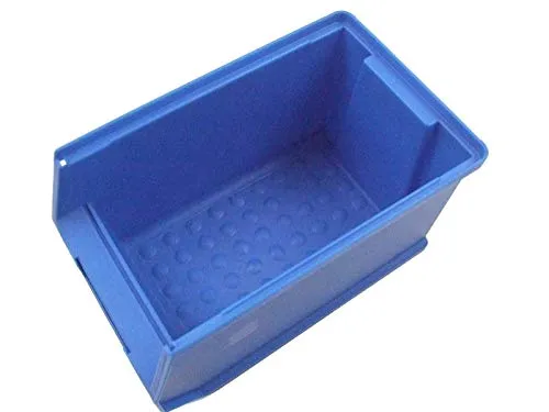 Sichtlagerbox, Stapelboxen (blau) Gr. 3, Made in Germany