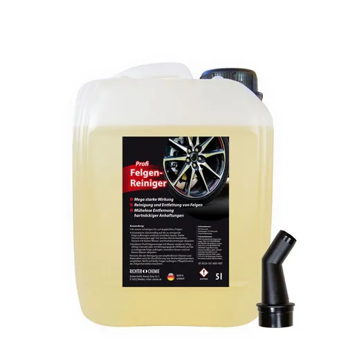 5L Profi FELGENREINIGER | Hocheffektiv | Glänzende Felgen | MADE IN GERMANY