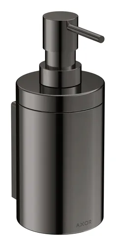 Axor Universal Circular Lotionspender - Polished Black Chrome - Eleganter Lotionspender in poliertem Schwarzchrom, ideal für stilvolle Badezimmer und pflegeleicht dank hochwertiger Materialien.