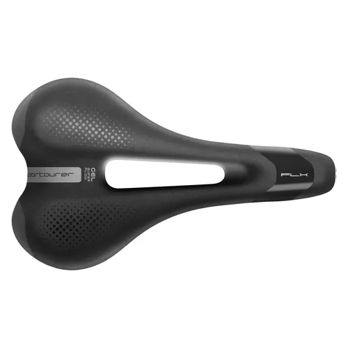 Sportourer FLX Gel Super Flow Hi-Viz Fahrradsattel