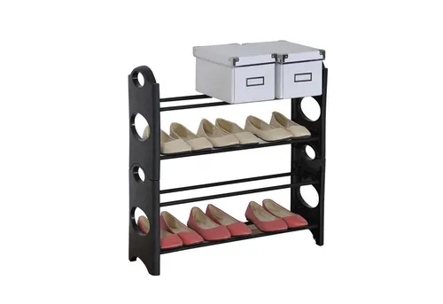 Schuhregale & -schränke Schwarz von HTI-Line