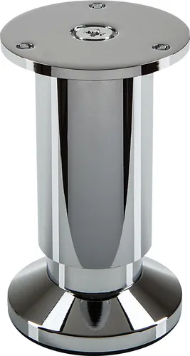 Möbelfuß Alpha 100 mm Chrom poliert in silber von SO-TECH