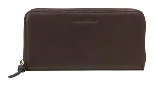 Marc O'Polo Geldbörse Finja Combi Wallet Dark Earth Dunkelbraun