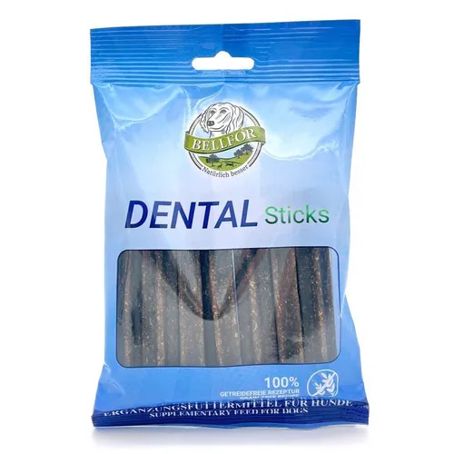 Bellfor Hundefutter Natürliche Snack Zahnreinigung für Hunde Dental Sticks 100g