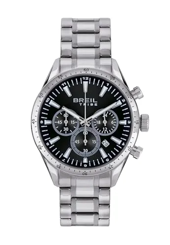 Breil Herren Chronograph JATO - Armbanduhr für Herren mit 5 Bar Wasserdichtigkeit, edlem Edelstahlarmband und 42 mm Gehäusedurchmesser – ideal für jeden Anlass.