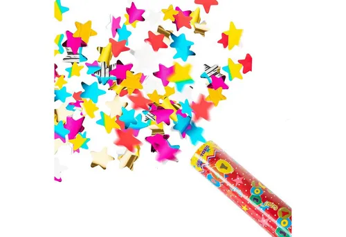 Goods+Gadgets Konfetti GOODS+GADGETS Konfetti Kanone Blaster 100 cm – Party Popper XXL, Konfetti-Shooter Party Popper