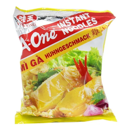A-One Instantnudeln Huhn Geschmack 85g Instant Nudelsuppe Mi Ga Tütensuppe