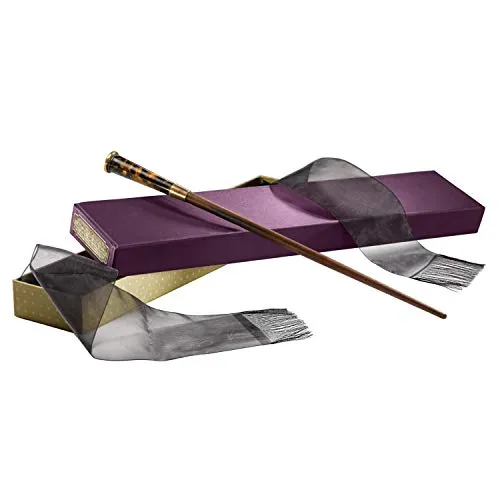 The Noble Collection Zauberstab Ollivanders - 35 cm Nachbildung von Theseus Scamander, offizielle Lizenz und elegante Sammelbox für Sammler