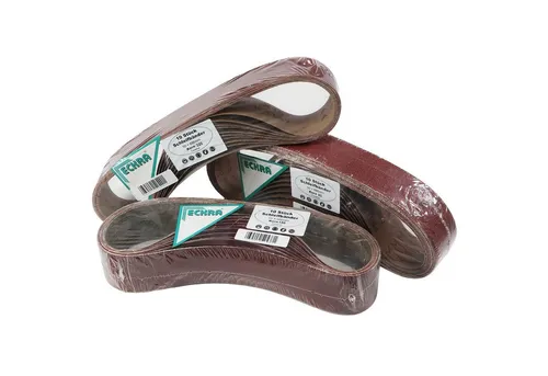 Eckra Schleifscheibe 30 Schleifbänder 50x686mm Sortiment Korn 80 150 320, für Bandschleifer