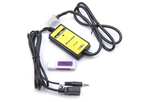 vhbw Audio-Kabel, passend für Toyota Highlander 2004-2010, Landcruiser 2003-2010, Matrix 2003-2010 Fahrzeug / Mobilfunk