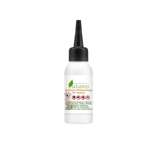 Latanis Naturprodukte Zeckenschutzmittel HT16 Forte, Zeckenschutz Flohschutz für Hunde, Spot on Tropfen 50ml, 50 ml