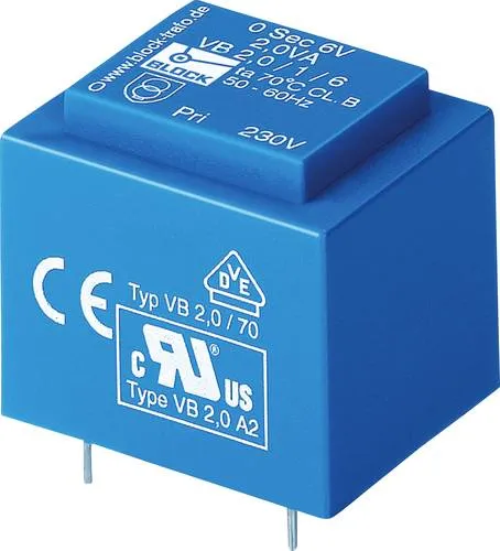 Block VB 3,2/1/24 Printtransformator 1 x 230V 1 x 24 V/AC 3.2 VA 133mA