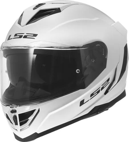LS2 FF818 Storm 3 Integralhelm in Weiß, Größe L - Hochwertiger Integralhelm für Onroad- und ATV-Fahrten, ausgestattet mit Antibeschlagschutz und optimaler Belüftung. Ideal für alle Jahreszeiten, ECE-zugelassen und leicht im Gewicht.