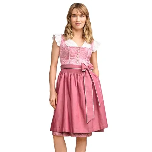 Krüger Dirndl GmbH Dirndl Joulie (60cm) rose - 36