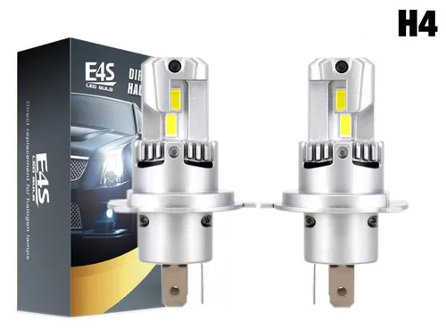 Set mit 2 Stück Mini-LED-Diodenlampen E4P H4, 12V 50W 15000 lm, CAN-Bus