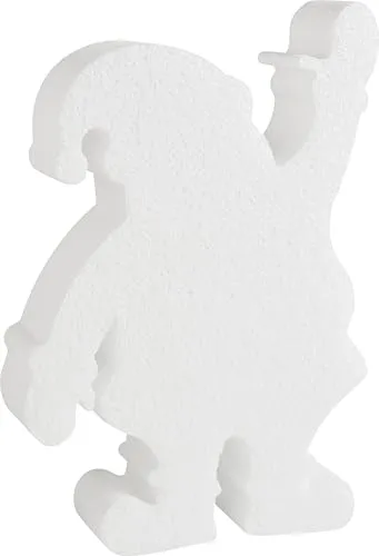 Styroporform Weihnachtsmann 20cm Dekofigur